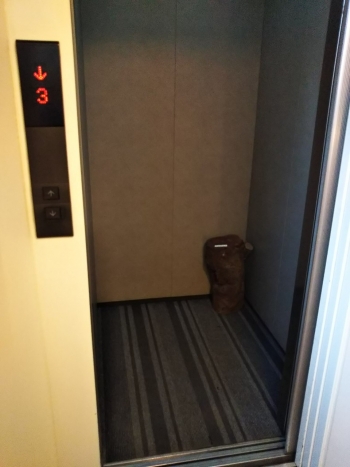 木組みエレベーター